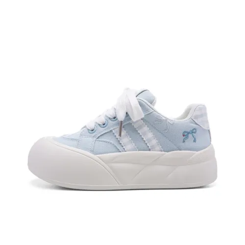 The New Age Family Low-Top Canvas Shoes Light Blue Women's