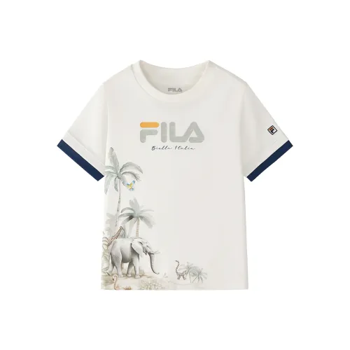 FILA KIDS T-рубашка Паровой Белый для детей 3-7 лет