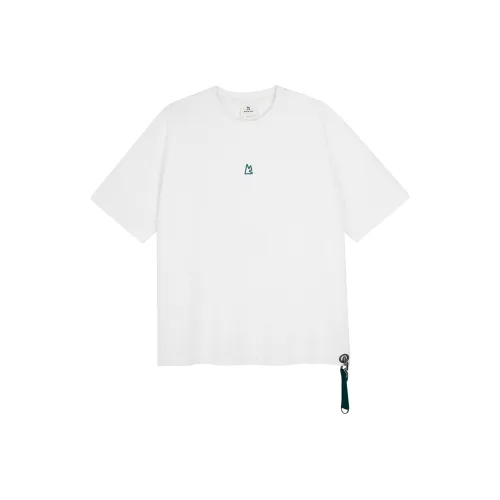 Magn Lens Белый Мужская T-Рубашка