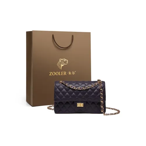 ZOOLER Сумка через плечо из коровьей кожи женская черная