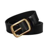 Квадрат, овал, пряжка [черный ремешок]