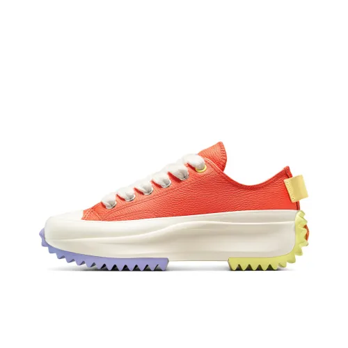 Converse Run Star Hike Low Топ Повседневная обувь Женская Вермильон