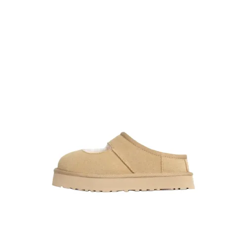 UGG Bea Mary Jane Slip-resistant Abrasion-resistant Low Top Kids Lifestyle Shoes Brown Kids