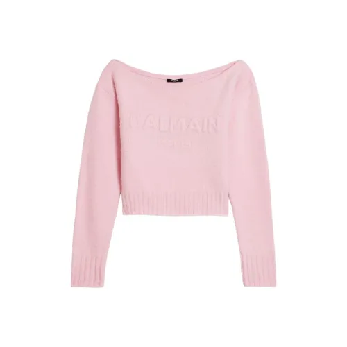 BALMAIN FW22 Свитер Женский Розовый