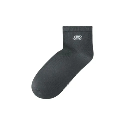 Skechers Низкие носки Мужские 1 упаковка Серый 01M9