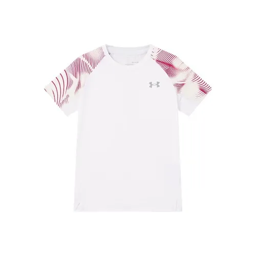 Under Armour Running Collection T-Shirt Белый Красный Дети Возраст 3-7 лет