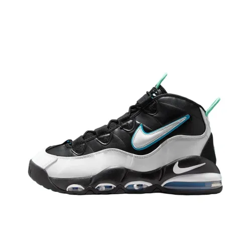 Nike Air Max Uptempo 95 Устойчивые к истиранию Низкие Баскетбольные кроссовки Мужские Черно-белые