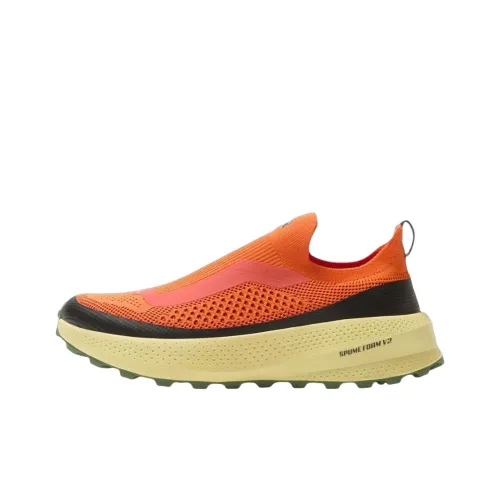 ZARA Беговые кроссовки Low Top Orange Men's