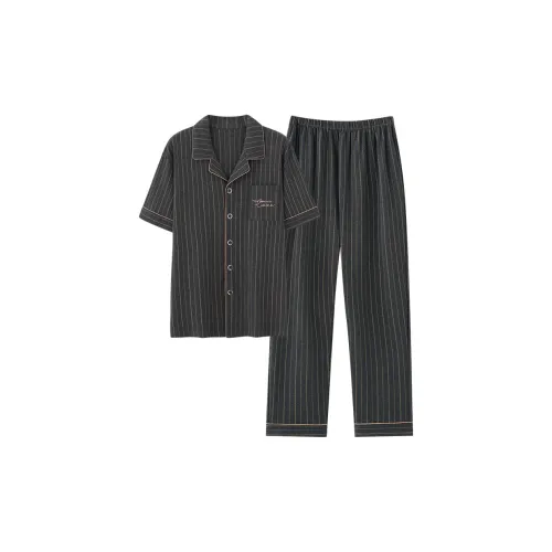 MULONGSHIJIA Черный мужской комплект пижам