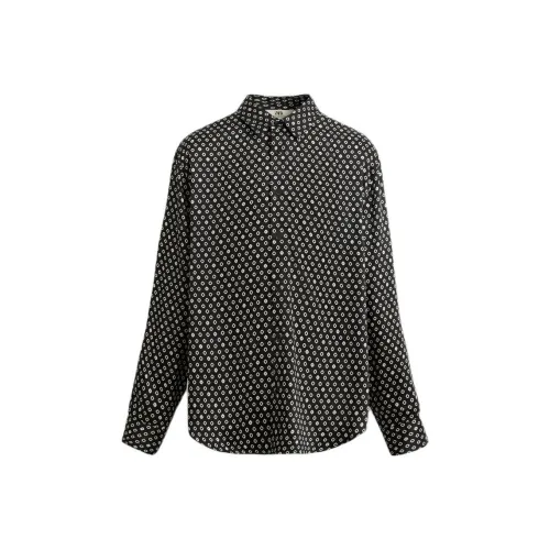 ZARA Мужские черные рубашки