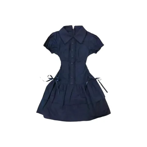 BIFH Короткий рукав Платье Женское