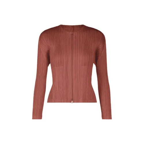 PLEATS PLEASE ISSEY MIYAKE Куртки и Пальто Женские Терракота