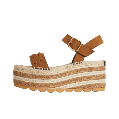 Stella McCartney Gaia One Ремешок Сандалии 5 см Женские Коричневый