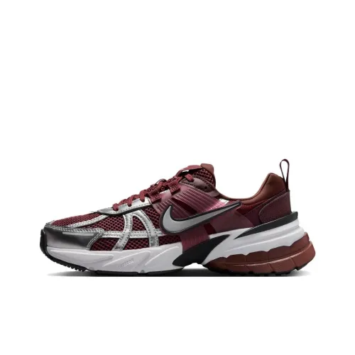 Nike V2K Run Slip-resistant Abrasion-resistant Low Top Беговые кроссовки Женские Red