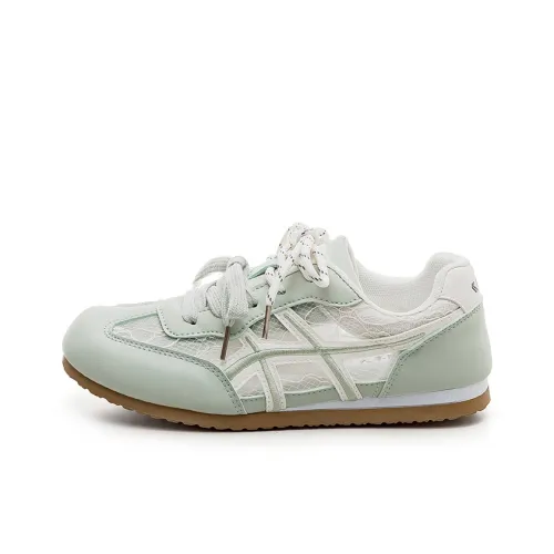 Dafu Leaps Forward Устойчивый к истиранию Низ Резистентный Низкий Топ Casual Женский Светло-зеленый