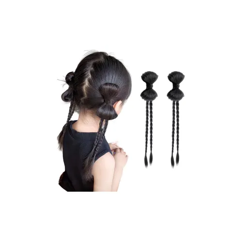 Future Maple Тушеные мясные шарики с бантом легкий цветочная почка заколка-краб для косички "Драконий бородка"