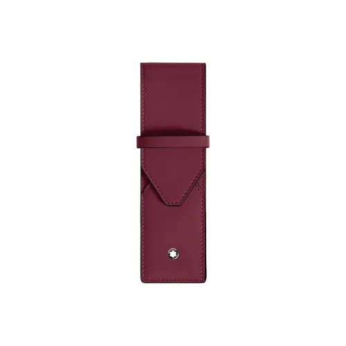 MONTBLANC Meisterstuck Коровья кожа Путешествие Сумка для хранения Унисекс Бордовый красный