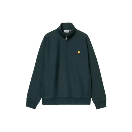Carhartt WIP American Script SS25 Half Zip American Script Sweatshirt Men's