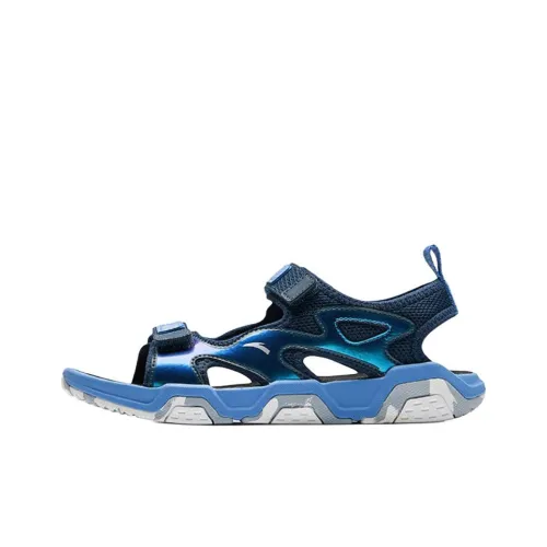 Antakids Slip-resistant Abrasion-resistant Low Top Children's Sandals Blue Children's