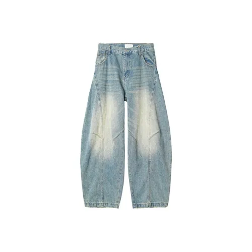 EVBD Ледяной синий Унисекс Джинсы