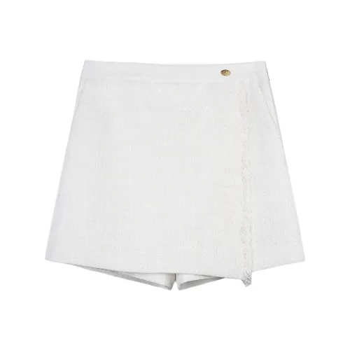 KARL LAGERFELD SS25 Повседневные короткие юбки Женские Белые