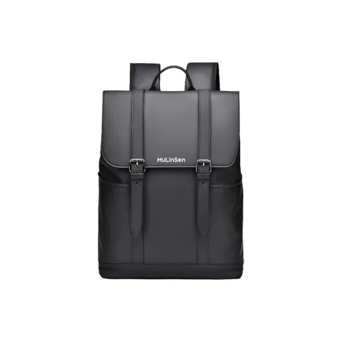 Mulinsen Полиэстер Ноутбук Сумка Рюкзак Стандартный Унисекс Черный Серый