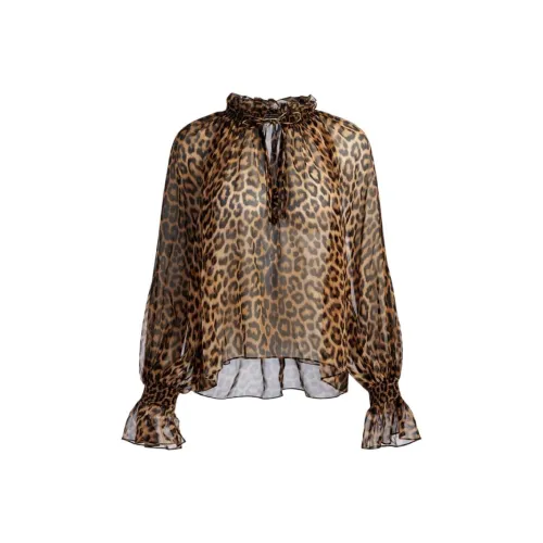 ALICE+OLIVIA Леопардовый принт Женские Рубашки