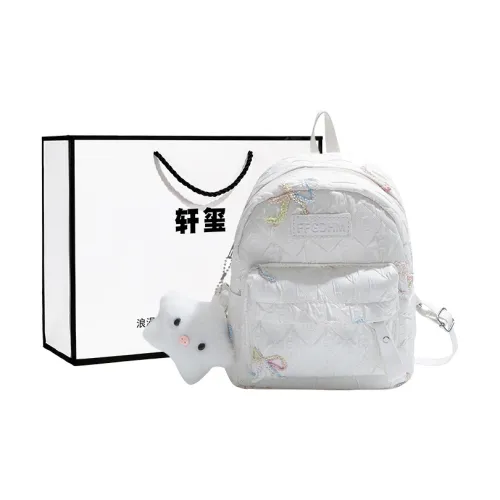 Xuan Xi ПУ (полиуретан) Рюкзак Женский Белый Черный Розовый Синий