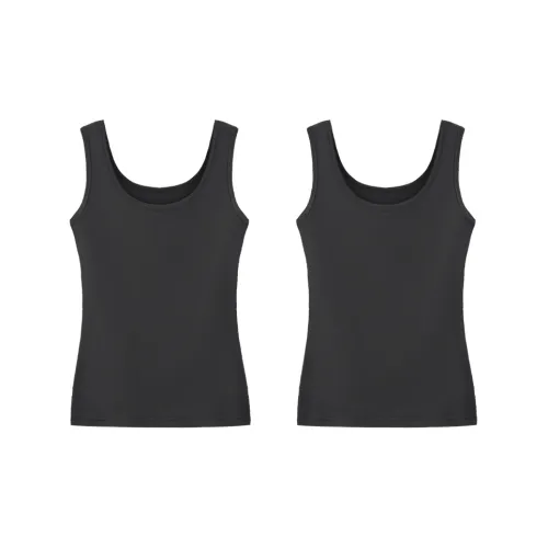 PL Антибактериальная майка, 2 шт., черная, женские майки