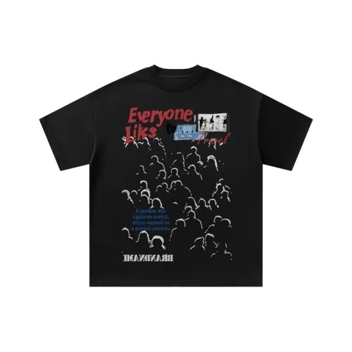 SONGXIER Черная унисекс футболка