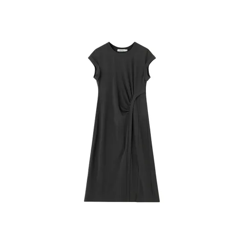 SOON FLOWER Короткий рукав Платье Женское