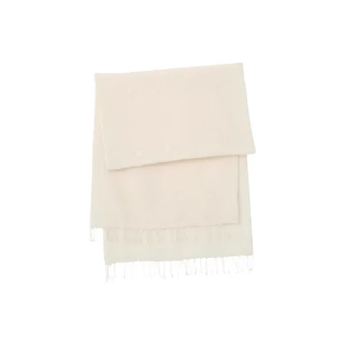 MUJI Cotton Knit Шарфы Женские Бежевый