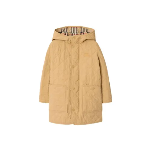 Burberry Cotton Down Jacket SS25 Beige Yellow Baby