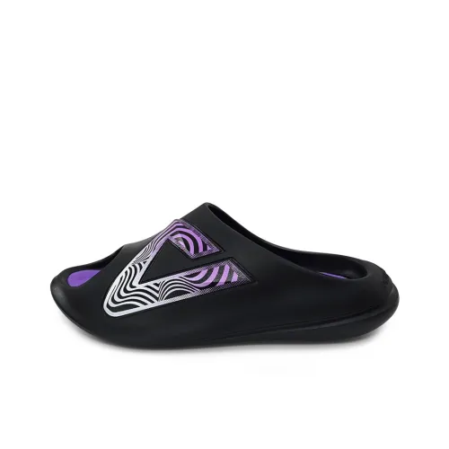 PEAK Very Small Fat Drag Тихий Противоскользящий Устойчивый к истиранию Слипоны Мужской Черный Фиолетовый
