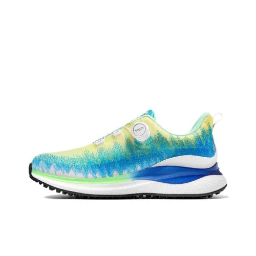 PGM Дышащая и Износостойкая Низкая Обувь для гольфа Мужская Зеленая Желтая