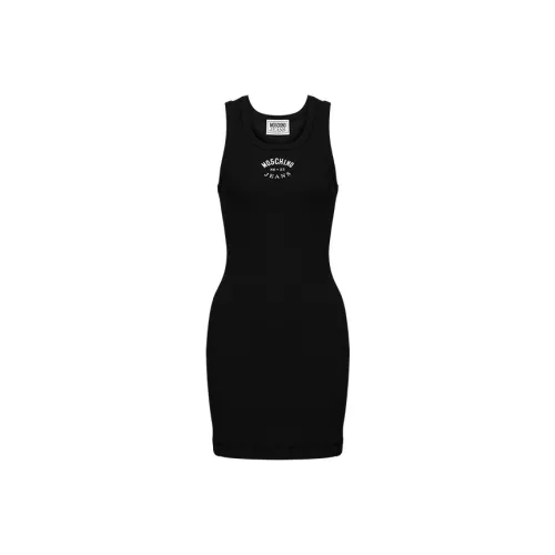 MOSCHINO Черные Женские Платья без рукавов