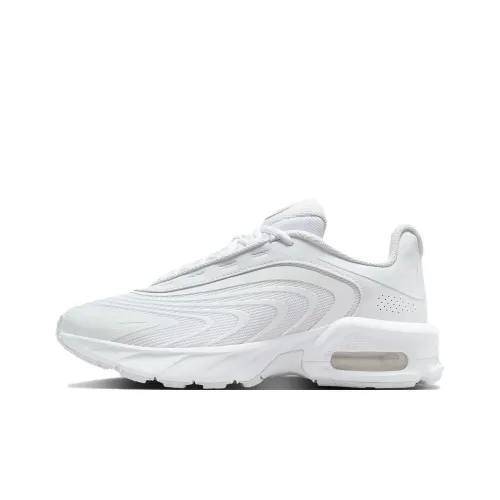 Nike Air Max Пламя Low Топ Повседневная обувь Женская Белая