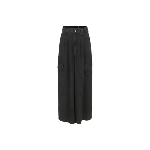 INITIAL CHA/Темно-серые Женские Джинсы