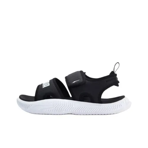 PUMA SoftridePro Sandal 24 Пляжные сандалии Черный/Белый Унисекс