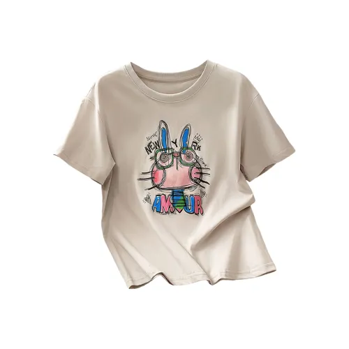 Cypress House T-Рубашка Женская Овсяного цвета