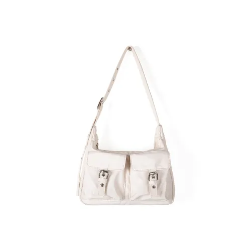 HAWA Нейлоновая Сумка через плечо Средняя Женская Экрю Желтый Черный