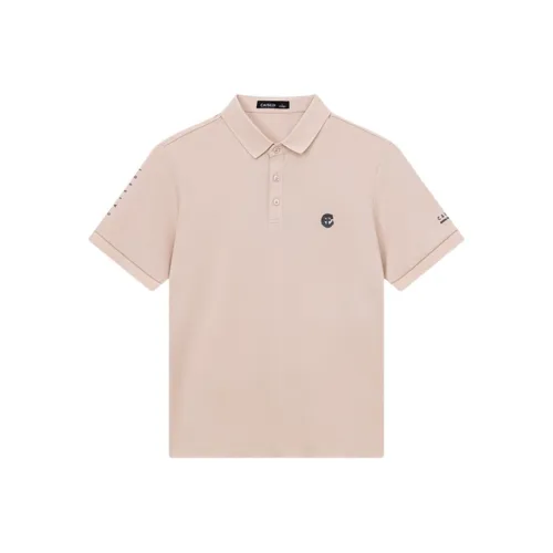 CAISEDI Розовые Мужские T-рубашки