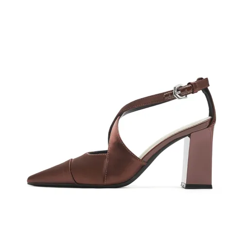 Ainer Кошка Грубый каблук Высокие каблуки 8 см Женские