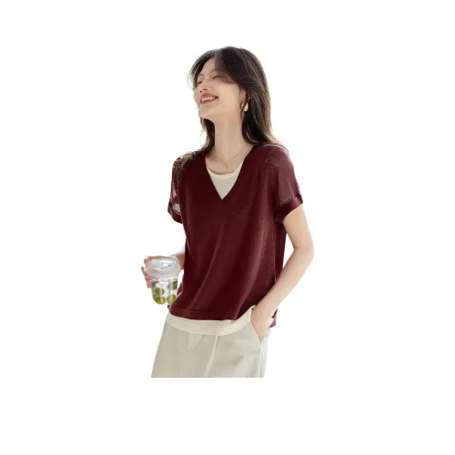 XWI Красный Женские Трикотаж