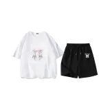 Белый (M Girlish Butterfly) + Черный (M Girlish Butterfly Pants Logo)