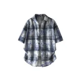 Синий тай-дай [охлаждающий, с коротким рукавом]