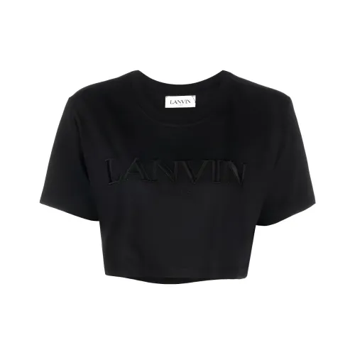 Lanvin Черные Женские Короткие Топы