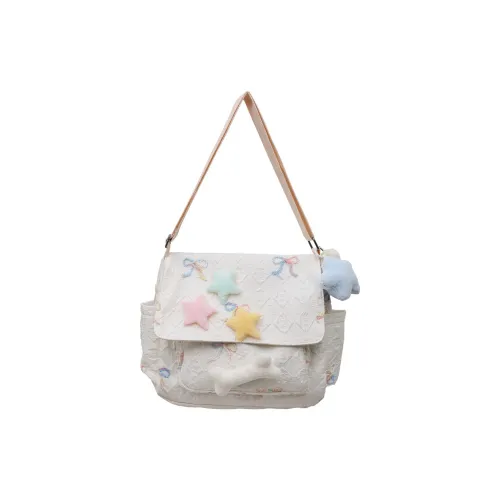 BAODIDAISHU Нейлон Одно Плечо Рюкзак Сумка через плечо Женская Белая Розовая Черная Синяя