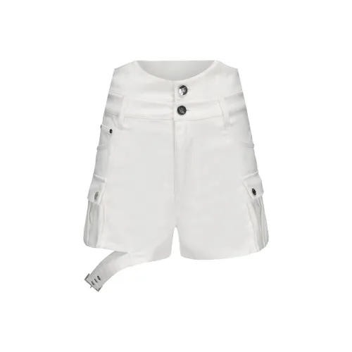 GIMING Белые Женские Джинсовые Шорты