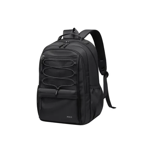 POLO Ткань Рюкзак Стандартный Мужской Черный